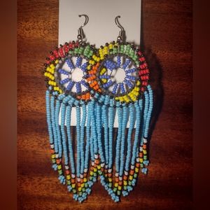 Handmade African Earrings! 100% of profits made are donated.